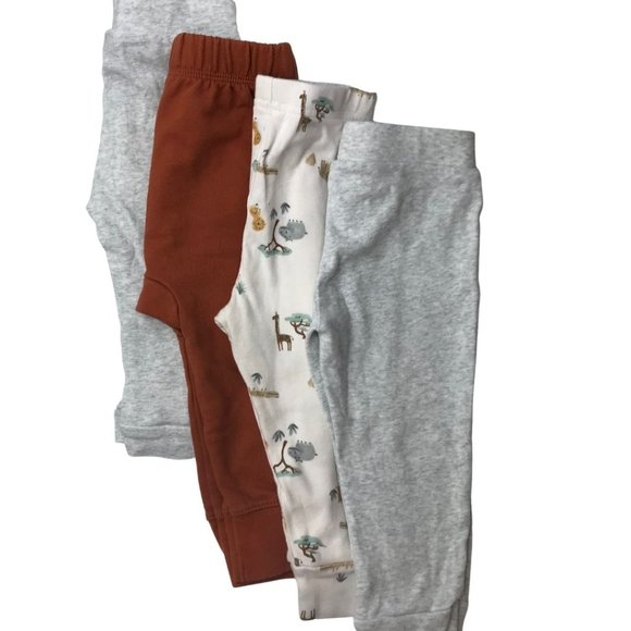 Set of 4 Cat & Jack, Old Navy & Carter's Stretch Cotton Pants 18M - Picture 4 of 7